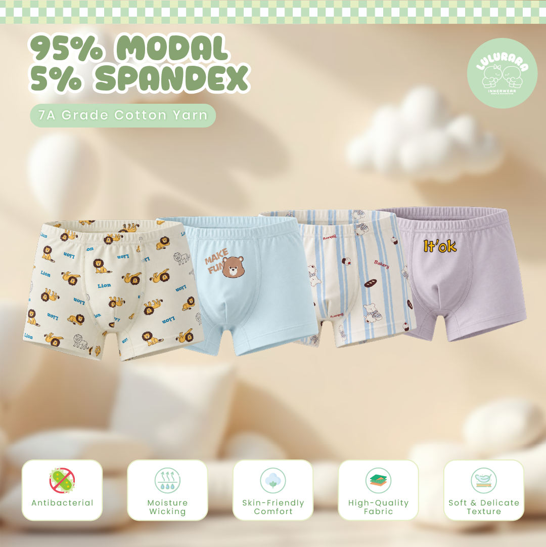 Modal lulu boy LULUBOY TENCEL™ Modal Fibers Antibacterial Boxer - Image 1